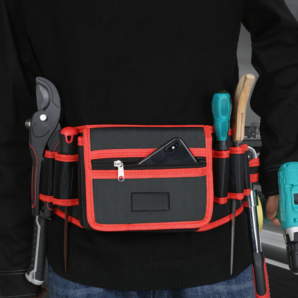 Wear Resistant Tool Waist Pouc - Heavy Equipment Electrician recension och pris