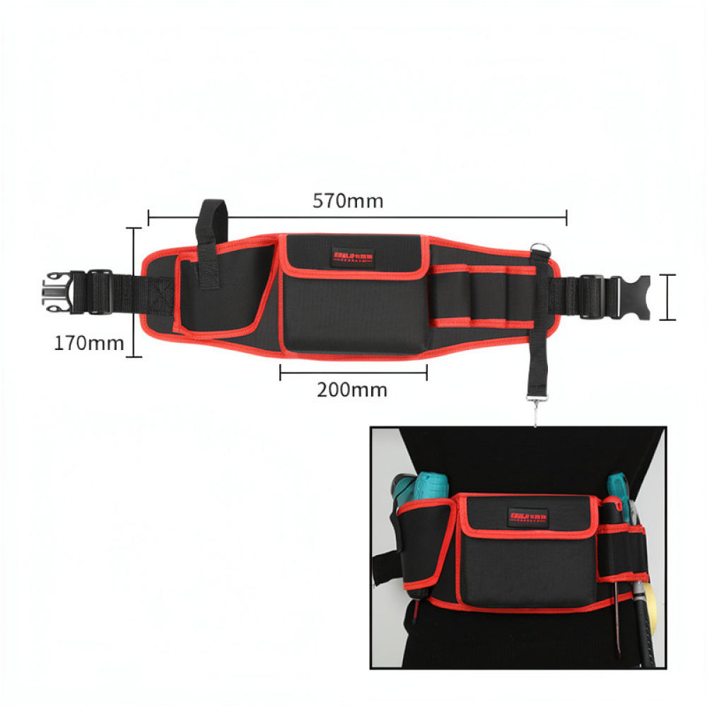 Wear Resistant Tool Belt Pouch - Heavy Equipment Electrician recension och pris